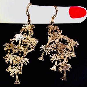 Islands Palm Tree Desert Dreams Tiered Earrings